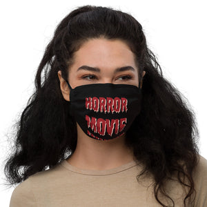 Horror Movie Junkie Premium face mask Great Gift for Horror Fans