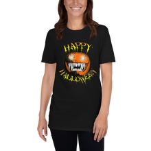 Load image into Gallery viewer, Happy Halloween Scary Pumpkin Short-Sleeve Unisex T-Shirt
