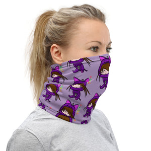 Cute Kawaii Cat Girl Neck Gaiter