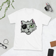 Load image into Gallery viewer, Cartoon Pirate Cat Short-Sleeve Unisex T-Shirt for Men and Women
