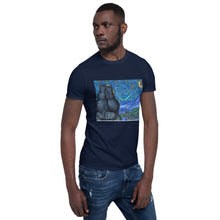 Load image into Gallery viewer, Starry Kitties Parody of Starry Night Short-Sleeve Unisex T-Shirt
