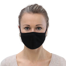 Load image into Gallery viewer, Plain Black Washable Face Mask (3-Pack)
