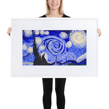 Load image into Gallery viewer, Starry Night Matte Paper Framed Poster With Mat
