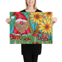 Load image into Gallery viewer, The Gnome Art Print by Roxanne The Spooky Cat Lady Photo paper poster
