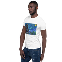 Load image into Gallery viewer, Starry Kitties Parody of Starry Night Short-Sleeve Unisex T-Shirt
