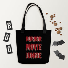 Load image into Gallery viewer, Horror Movie Addict Tote bag
