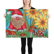 Load image into Gallery viewer, The Gnome Art Print by Roxanne The Spooky Cat Lady Photo paper poster
