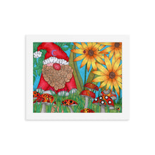 Load image into Gallery viewer, The Gnome Original art print by Roxanne Crouse Framed poster
