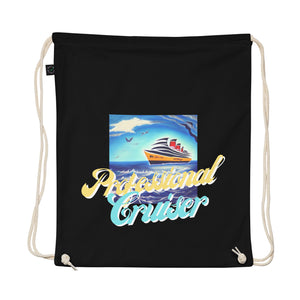 Professional Cruiser Organic cotton drawstring bag perfect gift for people who love cruising