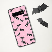 Load image into Gallery viewer, Pastel Goth Skeleton Cats Samsung Case
