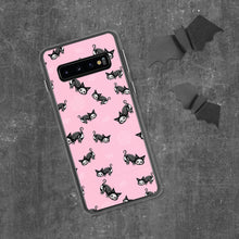 Load image into Gallery viewer, Pastel Goth Skeleton Cats Samsung Case
