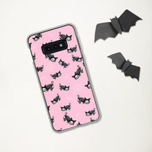 Load image into Gallery viewer, Pastel Goth Skeleton Cats Samsung Case
