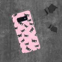 Load image into Gallery viewer, Pastel Goth Skeleton Cats Samsung Case
