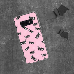 Pastel Goth Skeleton Cats Samsung Case