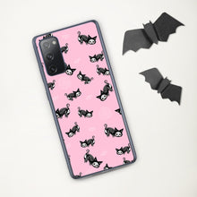 Load image into Gallery viewer, Pastel Goth Skeleton Cats Samsung Case
