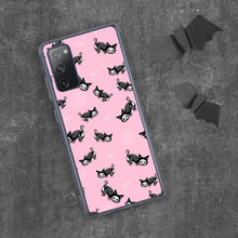 Load image into Gallery viewer, Pastel Goth Skeleton Cats Samsung Case
