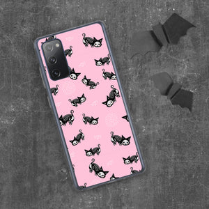Pastel Goth Skeleton Cats Samsung Case