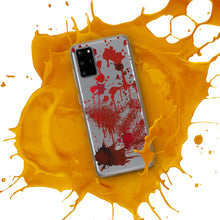 Load image into Gallery viewer, Blood Splatter Horror Clear Case for Samsung®
