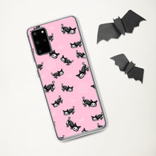 Load image into Gallery viewer, Pastel Goth Skeleton Cats Samsung Case
