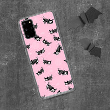 Load image into Gallery viewer, Pastel Goth Skeleton Cats Samsung Case
