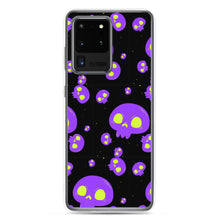 Load image into Gallery viewer, Purple Skulls Samsung Case
