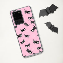 Load image into Gallery viewer, Pastel Goth Skeleton Cats Samsung Case

