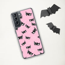 Load image into Gallery viewer, Pastel Goth Skeleton Cats Samsung Case
