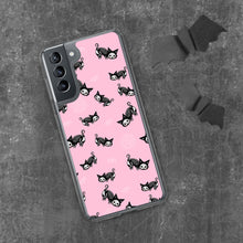 Load image into Gallery viewer, Pastel Goth Skeleton Cats Samsung Case
