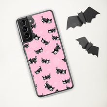 Load image into Gallery viewer, Pastel Goth Skeleton Cats Samsung Case
