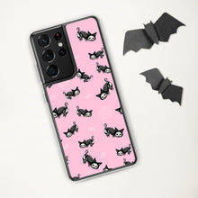 Load image into Gallery viewer, Pastel Goth Skeleton Cats Samsung Case
