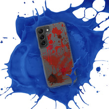 Load image into Gallery viewer, Blood Splatter Horror Clear Case for Samsung®
