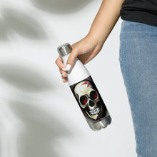 Load image into Gallery viewer, Creepy Skull Stainless Steel Water Bottle for Cool People
