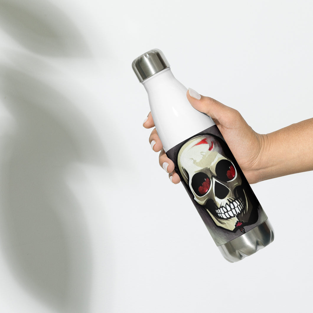 Creepy Skull Stainless Steel Water Bottle for Cool People