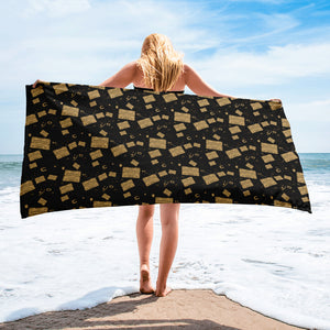 Ouija and Skulls Towel