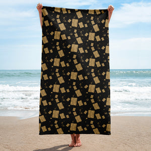 Ouija and Skulls Towel