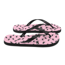 Load image into Gallery viewer, Pastel Goth Skeleton Cats Duffle Flip-Flops
