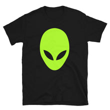 Load image into Gallery viewer, Black Alien Head Short-Sleeve Unisex T-Shirt
