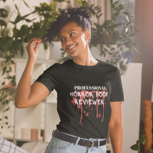 Professional Horror Book Reviewer Short-Sleeve Unisex T-Shirt