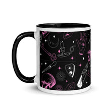 Load image into Gallery viewer, Skull and Potions Coffee Mug with Color Inside
