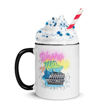 Load image into Gallery viewer, Washy Washy Funny Cruise Ship Coffee Mug with Color Inside
