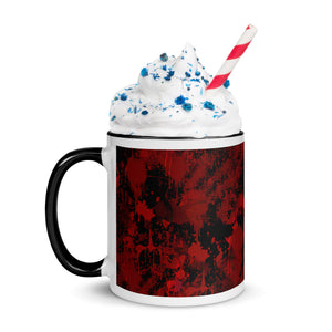 Blood Splatter Horror Coffee Mug with Color Inside