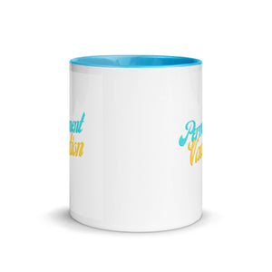Permanent Vacation Coffee Mug with Color Inside