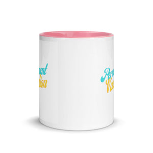 Permanent Vacation Coffee Mug with Color Inside