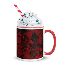 Load image into Gallery viewer, Blood Splatter Horror Coffee Mug with Color Inside
